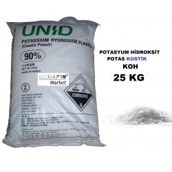 Potasyum Hidroksit-Kostik-Arap Sabunu-Hümik Asit-lavabo aç 25 kg