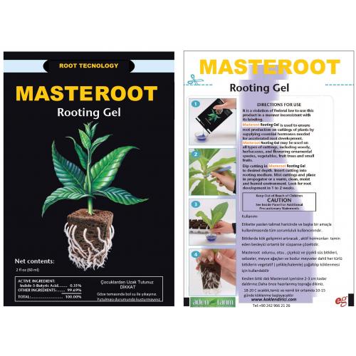 Masteroot Kullanıma Hazır JEL Fidan Köklendirme Hormon 60 gram