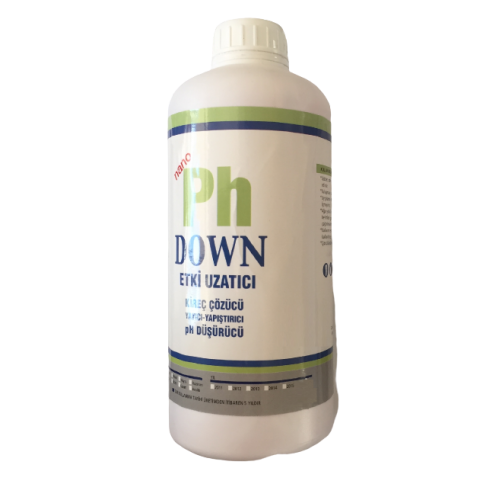 nano PH DOWN Kireç Çözücü Yayıcı Yapıştırıcı pH Düşürücü 1 LT