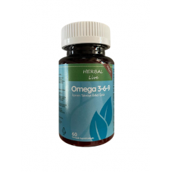 Herbal Live OMEGA 3-6-9 Balık + Keten Tohum + Primroz yağı 60 Tablet (30 Gün) Fish Oil